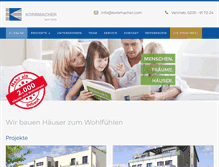 Tablet Screenshot of korbmacher.com